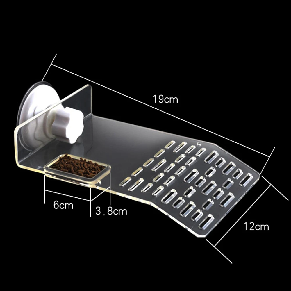 

Acrylic Floating Aquarium Turtle Platform Odorless Pet Supplies Strong Suction Rest Basking Terrace High Temperature Resistance