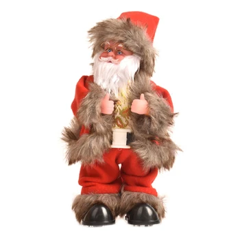 

Christmas Luminous Rotatable Hip-shaking Santa Claus Doll Electric Music Santa Claus Toy Christmas New Year Kids Gift Fun Toys