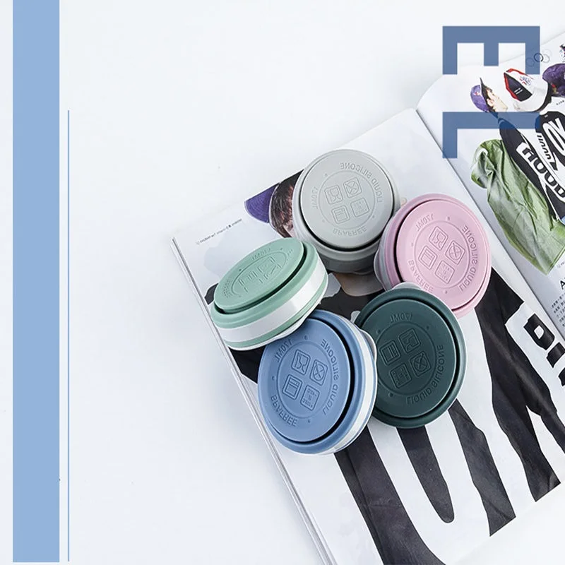 New Hight Quaily Coffee Mugs Travel Collapsible Silicone Cup Folding Water Cups Food Grade Drinking Ware Mug Tea Coffee Cups