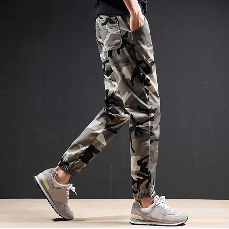 harem trousers men Autumn Pencil Harem Pants Men Camouflage Military Loose Comfortable Fashion new camouflage training pants jog