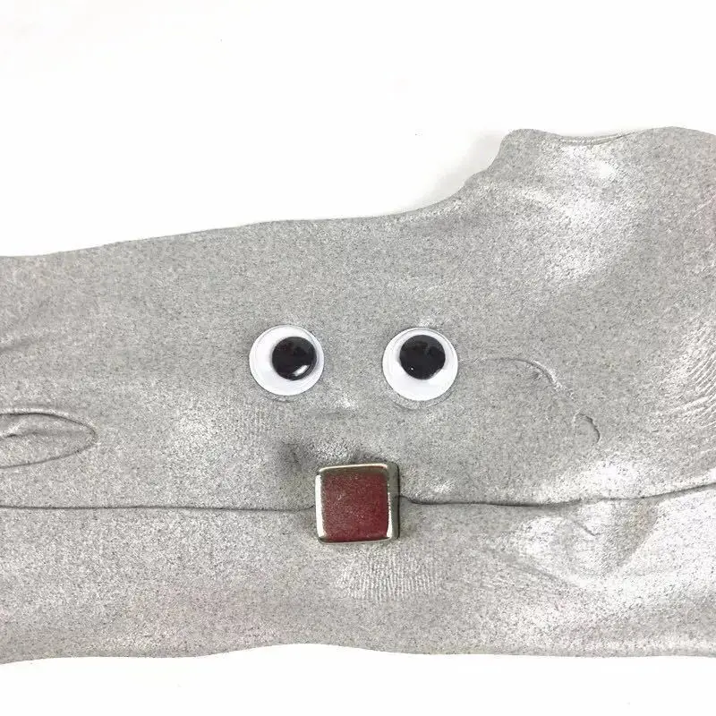 Pressure Reduction Toy Non-toxic Bouncing Clay Children Colored Clay Silica Gel Magnetic Plasticene Metal Color Elasticity Magne