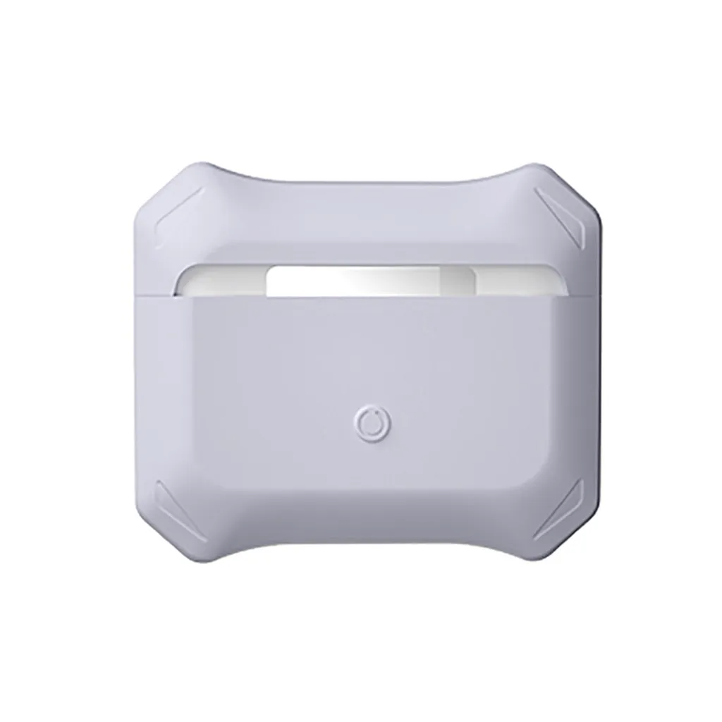 Light Purple Для AirPods Pro силиконовый чехол с защитой от царапин чехол для наушников противоударный чехол для Bluetooth наушников z1114 - Цвет: Light Purple
