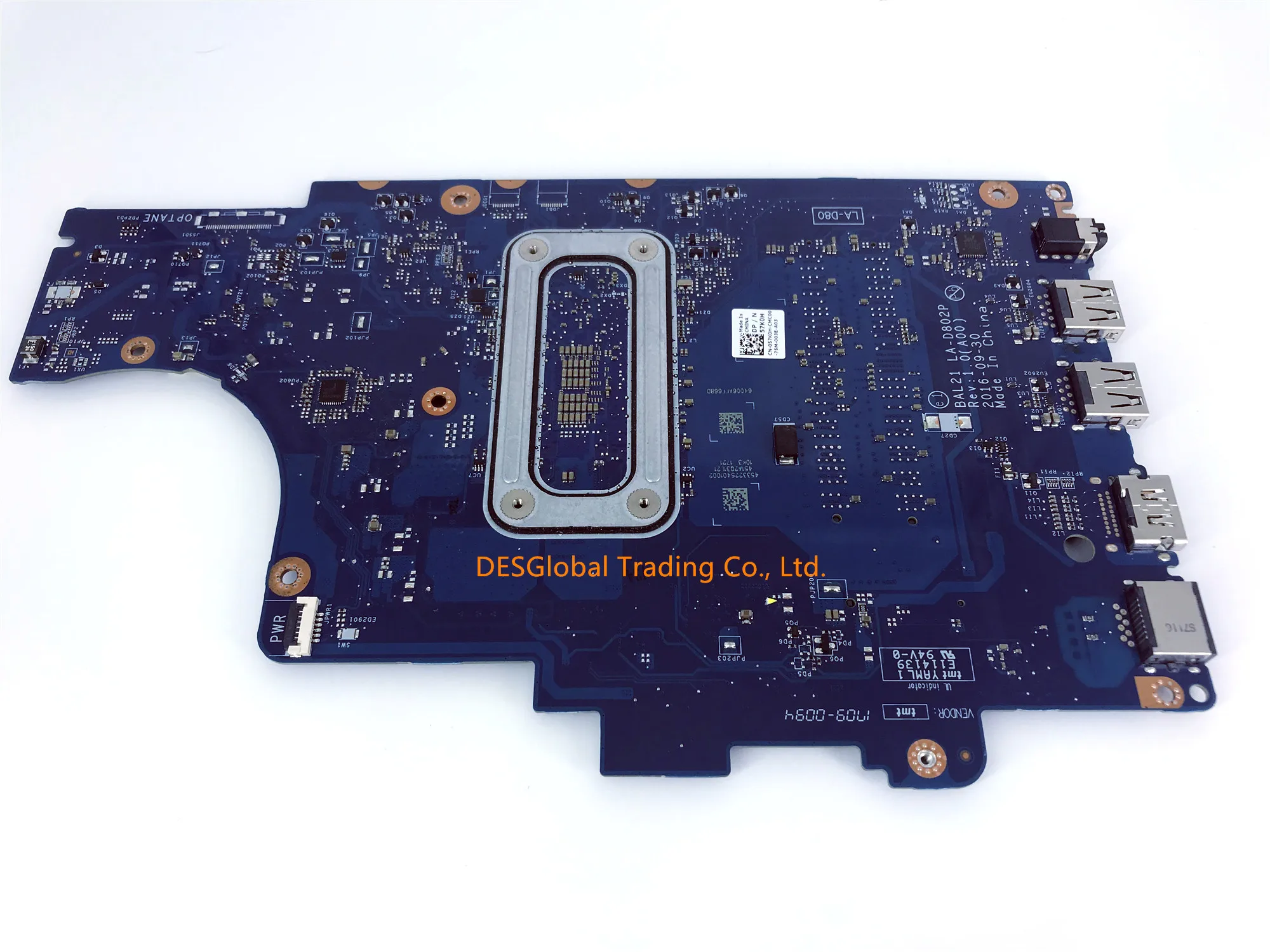 CN-057K0H 057K0H 57K0H BAL21 LA-D802P For Dell Inspiron 15 5567 5767 Laptop Motherboard Mainboard i