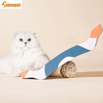 

Vovopet Cat Scratching Board Post Corrugated Paper Cats Interactive Scraper Protect Toys Cat Scratch Guards Tree Pad Cardboard