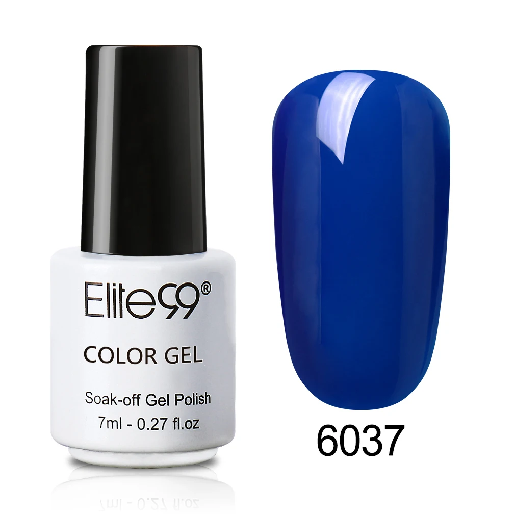 6037 Elite99 7 мл Гель-лак one step УФ светодиодный био-Гели Soak Off Гель-лак для маникюра 3 в 1 нейл-арта Лаки Гибридный стойкий гель Краски - Цвет: 6037