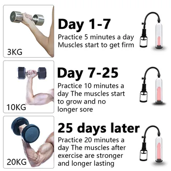 Male Penis Pump Manual Penis Enlarger Sex Toys For Man Vacuum Pump Male Masturbation Penile Extender Trainer Adults Sex Products 2