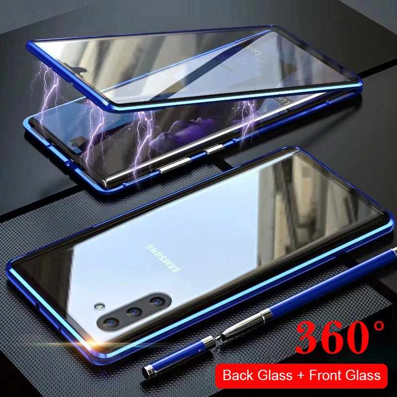 Защитный чехол на весь корпус для Samsung Galaxy Note 10 Plus 360 градусов металлический Samsung. S