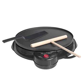 

220V Non-stick Electric Crepe Maker Pizza Maker Pancake Maker Crepe Making Pan For Household Kitchen Tool Cooking Pan