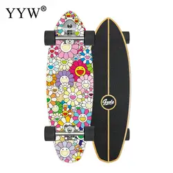 S7 Land Surfboard Brush Street Beginner Exercise Surf Land Skateboard Longboard Penny Board Big Fish Board Walking Skateboard