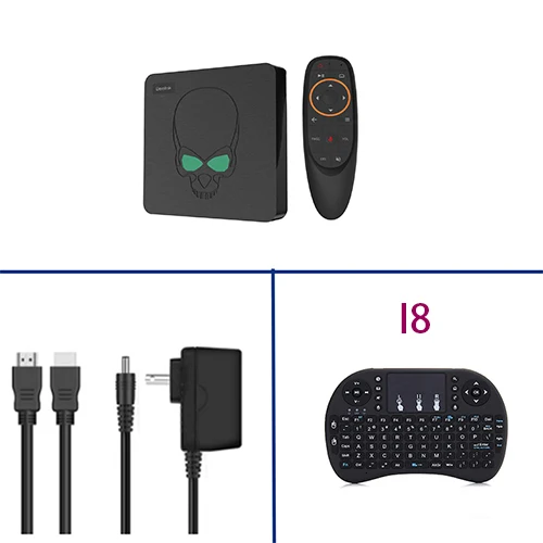 4G 64G with I8 ТВ-приставка Beelink GT-King Android 9,0 Amlogic S922X GT King 4G DDR4 64G EMMC Smart tv BOX 2,4G+ 5G Dual wifi 1000M LAN с 4K - Цвет: 4G 64G with I8