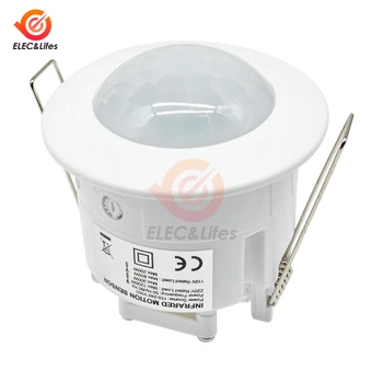 

AC 220V Mini 360 Degree Ceiling PIR Motion Sensor Switch IR Infrared Induction Sensor Detector Controller Switch for LED Light