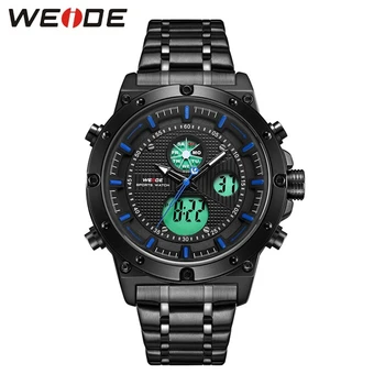 

Relogio Masculino WEIDE Watch Men Quartz Tritium Luminous Watch Men Waterproof Analog Luxury Brand Analog Digital Mens Watches