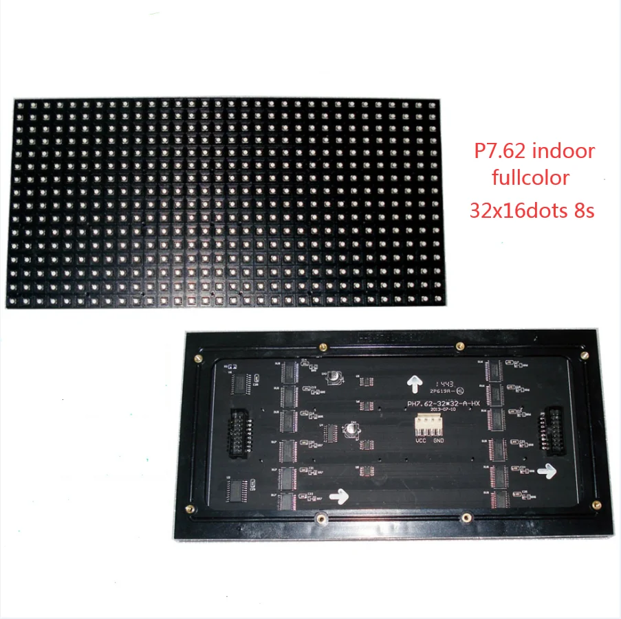 P7.62 SMD 244x122mm 32*16 Pixels 8s Full Color RGB Indoor LED Display Module | Электронные компоненты и