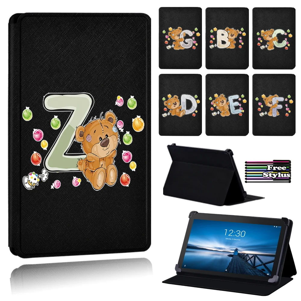 

Tablet Case For Lenovo Tab E10/Tab E8/Tab E8 Drop Resistance Leather Universal Cover Case + Free Stylus