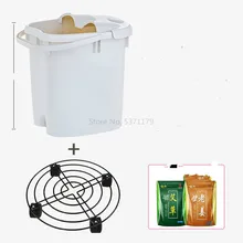 Ванна для ног с пластиковым покрытием, домашнее ведро для ног, аксессуары для ванной комнаты, набор baignoire adulte портативный