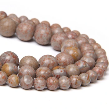 

New real Natural red dalmatian loose gem stone beads 6/8/10 mm for jewelry making DIY Bracelet Necklace Accessories women gifts