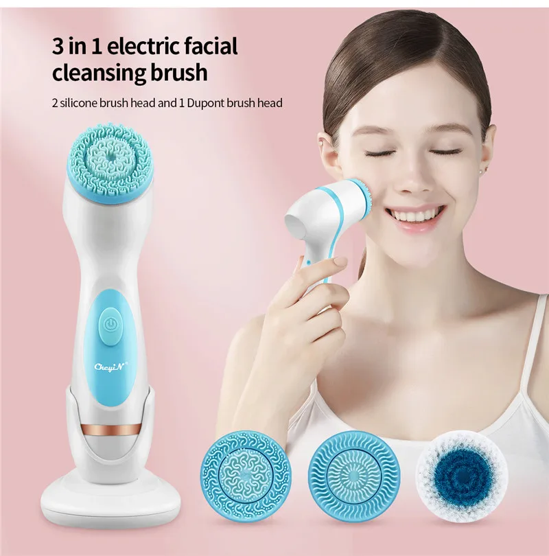 ElectricFacialCleansingBrushUltrasonicCleaningBrushUSBfacial
