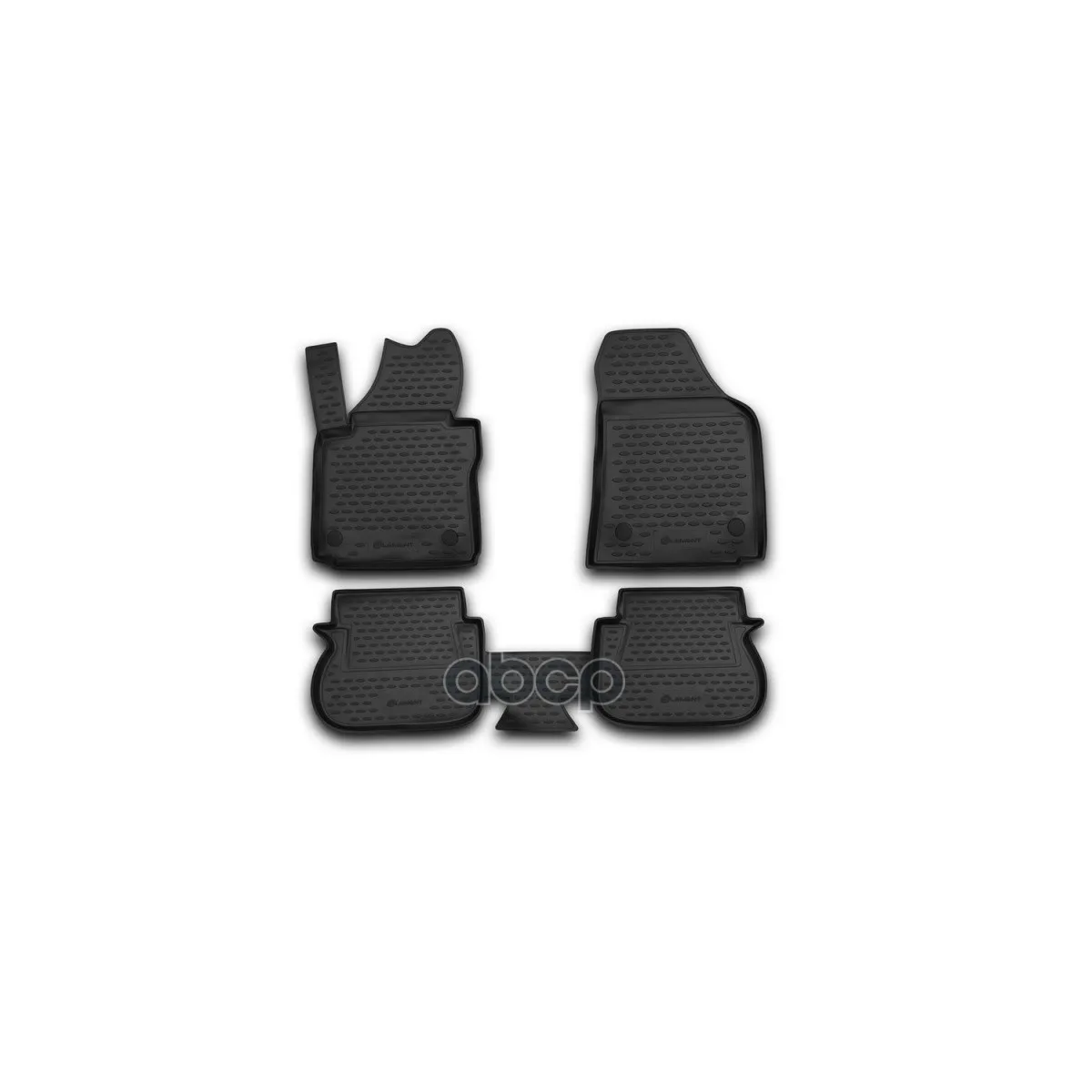 Комплект Резиновых Автомобильных Ковриков В Салон Vw Caddy, 10/2007-, 5 Дв. 4 Шт.(Полиуретан) ELEMENT арт. NLC5137210K