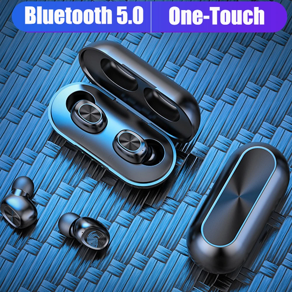 Мини Bluetooth IPX5 Водонепроницаемый модный сенсорный контроль Автоматическое Сопряжение 7D стерео звук HIFI Музыкальная гарнитура для IOS/Android