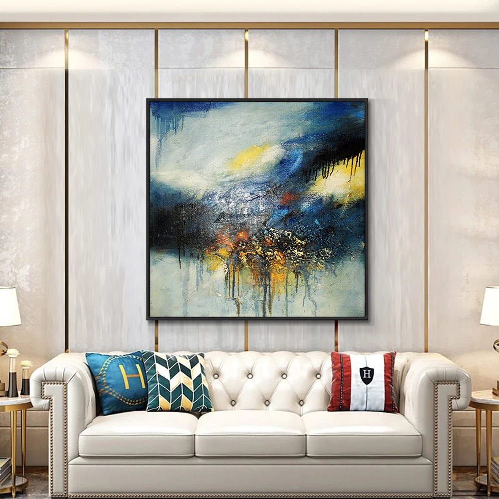 

Abstract Colorful Painting Handpainted Oil Painting On Canvas Modern Beautiful Landscape Painting Wall Art For Home Decor