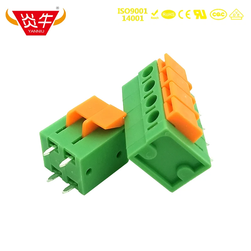 KF142V 5 08 2P ~ 12P PCB Пружинные клеммные блоки DG142V-5.08 2PIN 12PIN FFKDS/V1-5.08 1790319 PHOENIX CONTACT DEGSON KEFA |