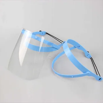 

Adjustable Dental Full Face Shield Mouth Sanitation Face Mask with 10 Plastic Protective Film