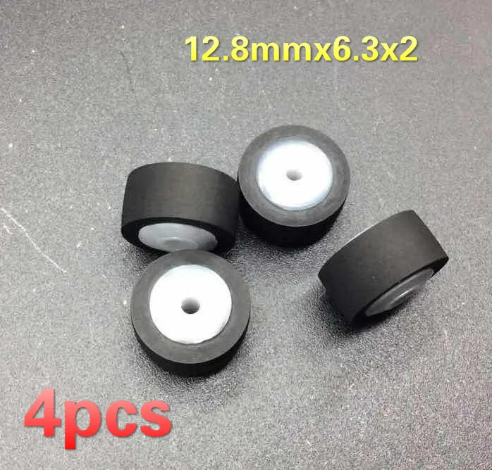 4 шт. резиновые роликовые шкивы 12 8 мм x 2x6 3 дюйма |