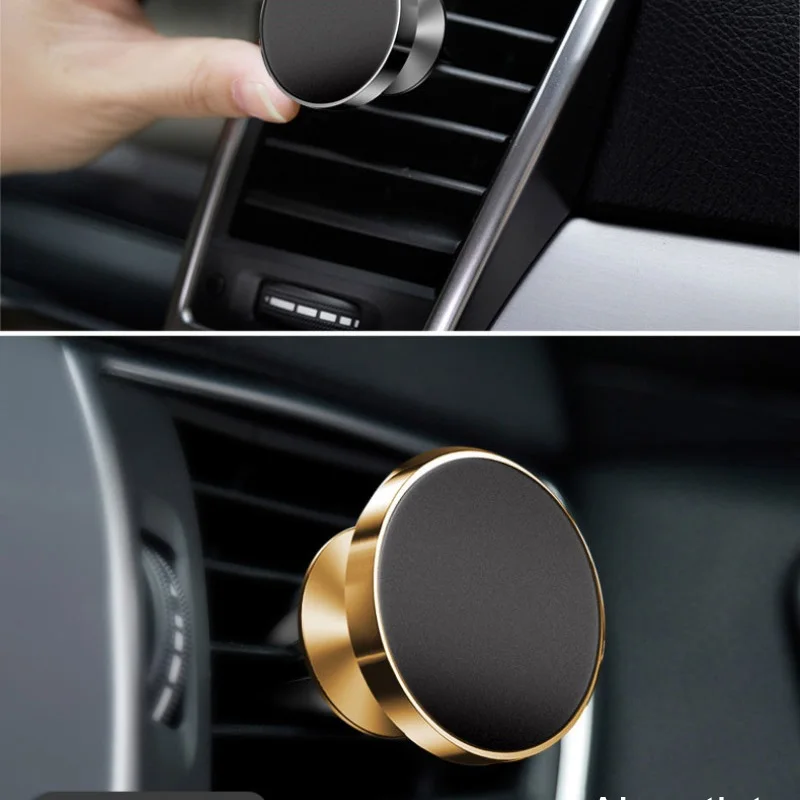 Universal Car Phone Holder 360 Degree Magnetic Air Vent Mount Mobile Smartphone Stand Magnet Support Cell Cellphone in Car GPS