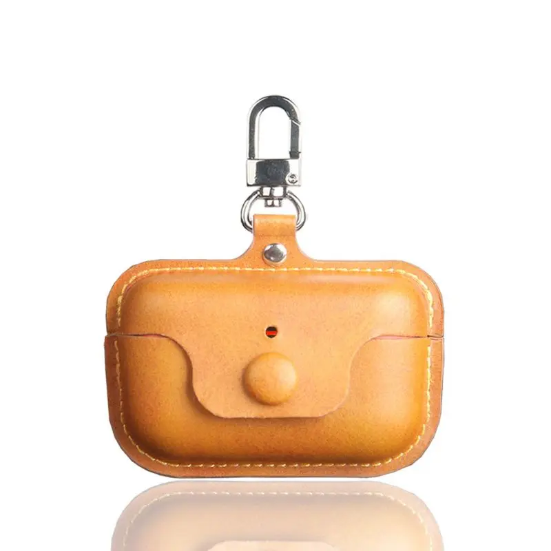

Leather Case for s ony WF- H800 Portable Protective Shell Cover with Key Chain