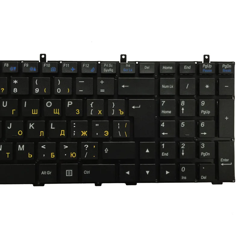 Русская RU Клавиатура для DNS Clevo W350 W350ST W350SK W370 W370ST W670 W350SKQ W350STQ MP 12A36SU 4301W 6 80 W37S0 281 1