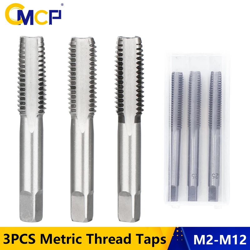 M2-M10 Spiral Machine Tap Extra Long Thread Flute Taper Metric Tool HSS Twist 