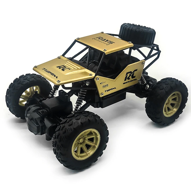 4WD 1:18 RC автомобили Monster Truck внедорожный автомобиль с дистанционным управлением Багги автомобиль Рождественский подарок игрушки дети мальчики рождественские подарки - Цвет: Gold