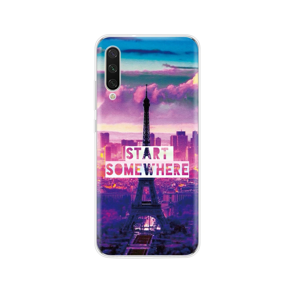 34501 Чехол для Xiaomi mi A3, чехол, полная защита, Мягкий ТПУ силиконовый чехол на заднюю панель для Xio mi A3, бампер, чехол, окрашенный чехол, сумки - Цвет: 34501