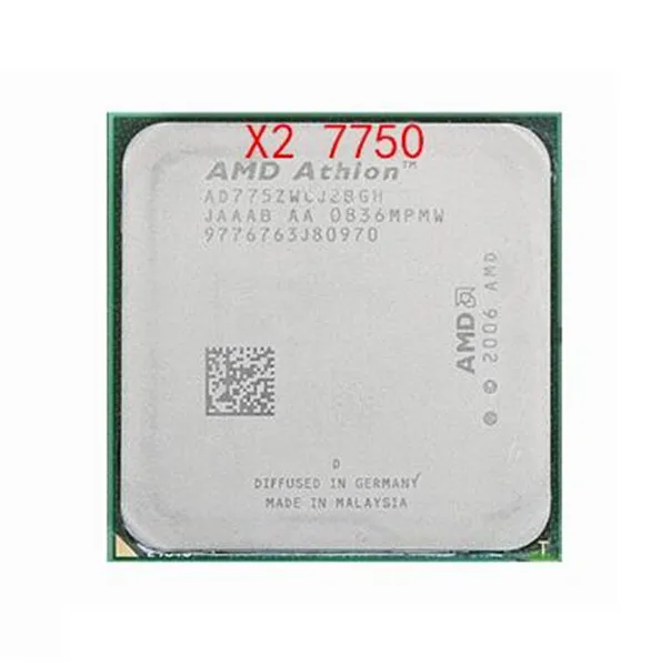 Бесплатная доставка (AD775ZWCJ2BGH) Athlon 64 X2 7750 2 7 ГГц двухъядерный процессор сокет AM2/AM2 + 4