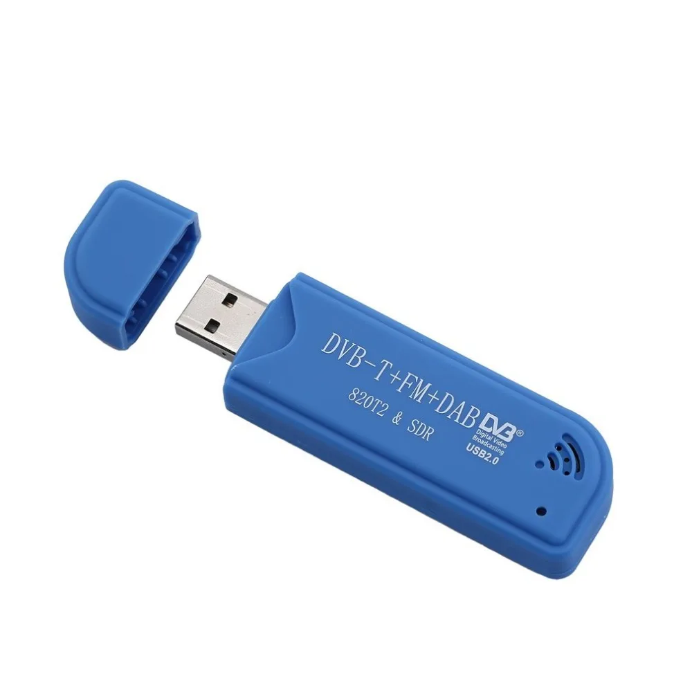 USB 2,0 цифровой DVB-T SDR+ DAB+ FM HD ТВ тюнер вставляемый приемник RTL2832U+ R820T2