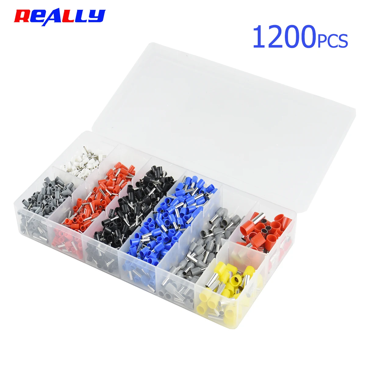 Ponteiras de Kit de Terminais de Pinos de Crimpagem Isolados para Projetos Awg Kit de Crimpagem de Ferrule ponteiras de kit terminais pinos crimpagem isolados para projetos awg kit crimpagem ferrule 02