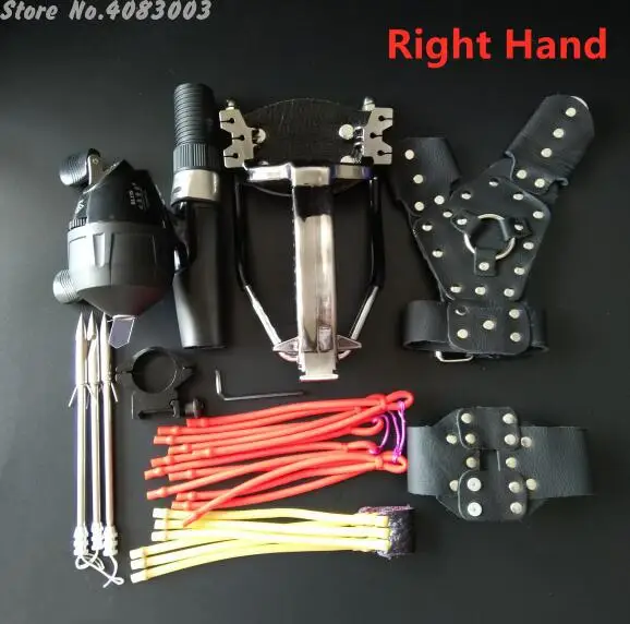 

Hunting Fishing Slingshot Shooting Catapult Bow Arrow Rest Bow Sling Shot Catapult Crossbow Bolt Shooting Fish 2019 new