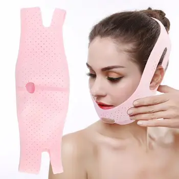 

Facial Massager Face Tightening Lifting Belt Breathable Shape Contour Face Slimming Mask Bandage Health Care