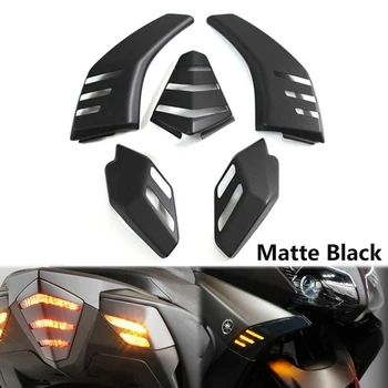 

for Yamaha T-MAX TMAX 530 2012-2016 Turn Signal Light Cover Tail Shell Caps Matte Black