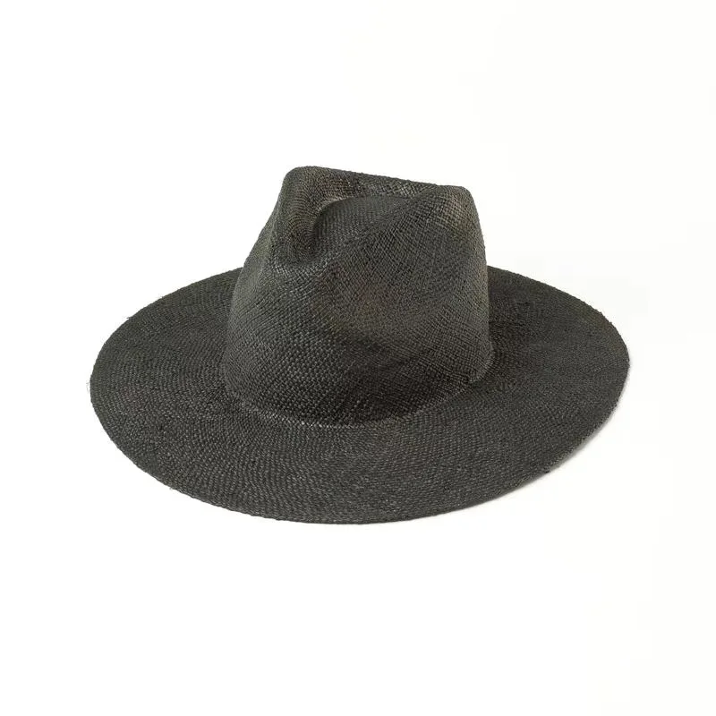 Новая мода Драгоценная трава пляжная шляпа для женщин оптом - Цвет: black