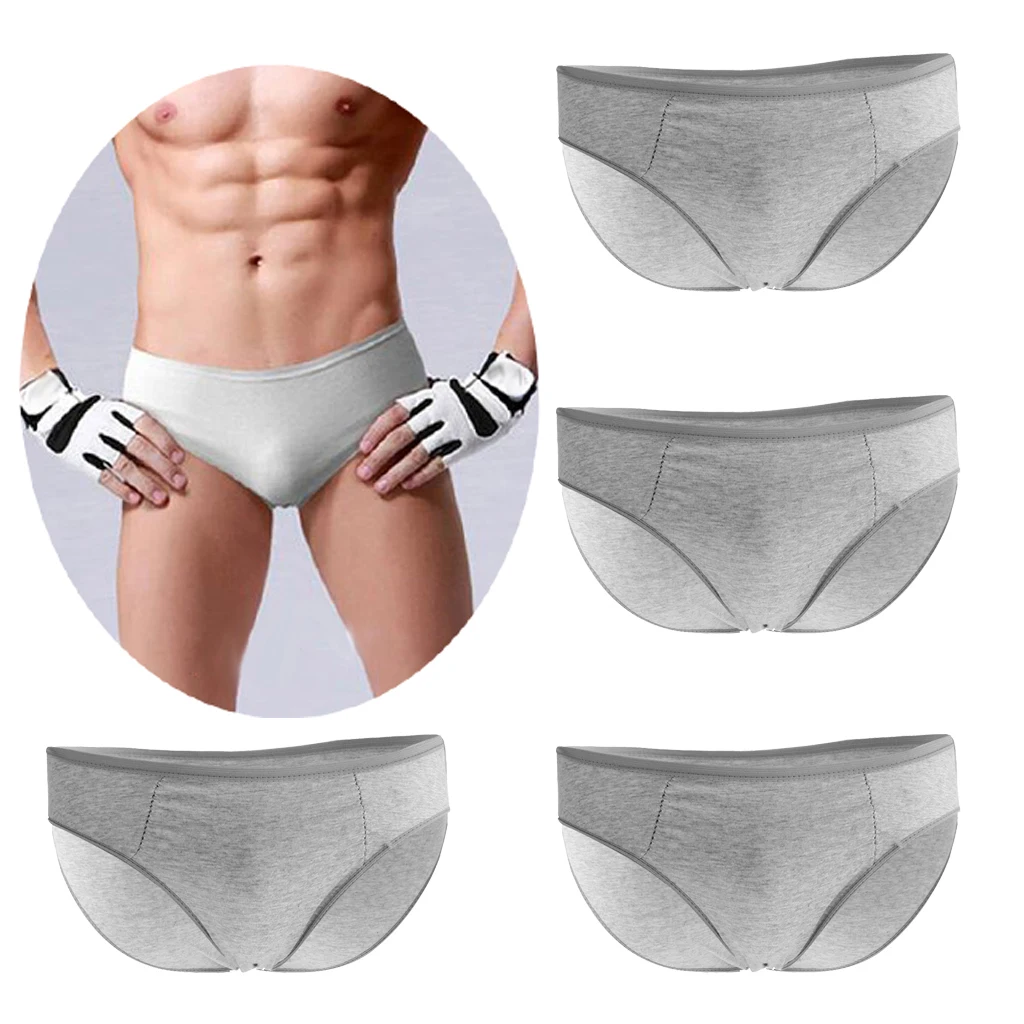XXXL Gray Male 5 шт. одноразовые мужские трусы, одноразовые хлопковые трусы, нижнее белье для путешествий, дома, отеля, сауны, спа - Цвет: XXXL Gray Male