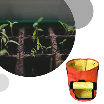 

Potato planting bag Sweet potato growing bag Non-woven Access Flap Design Easy to Operate Drain Breathable