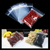 100pcs/lot Thick Transparent Zip lock Bags Clear Ziplock Food package Storage bag Plastic Thick Small Jewelry packing Zip Bags 6