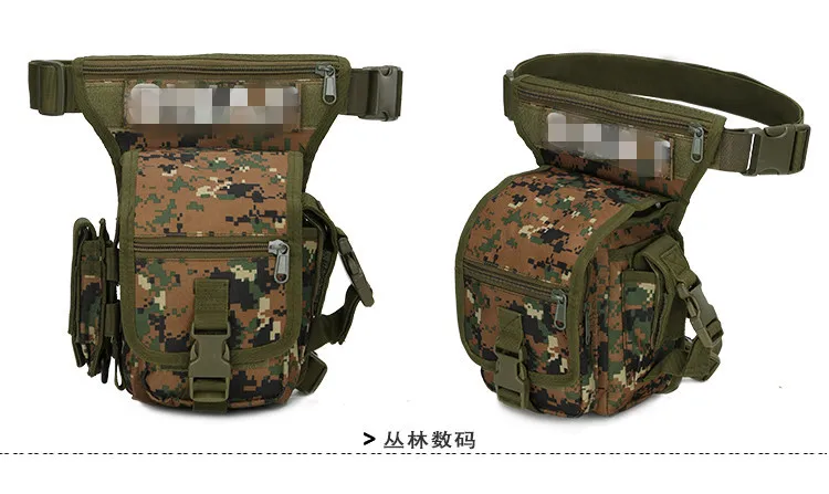 woodland digital Тактические сумки для ног на открытом воздухе для охоты, пеших прогулок, поясная сумка для ног, военная сумка для страйкбола, кемпинга, альпинизма, спортивные сумки - Цвет: woodland digital
