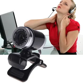 

Notebook Desktop Computer Camera HD Webcam Video Teaching Live For Computer Clip With Microphone Free Drive USB