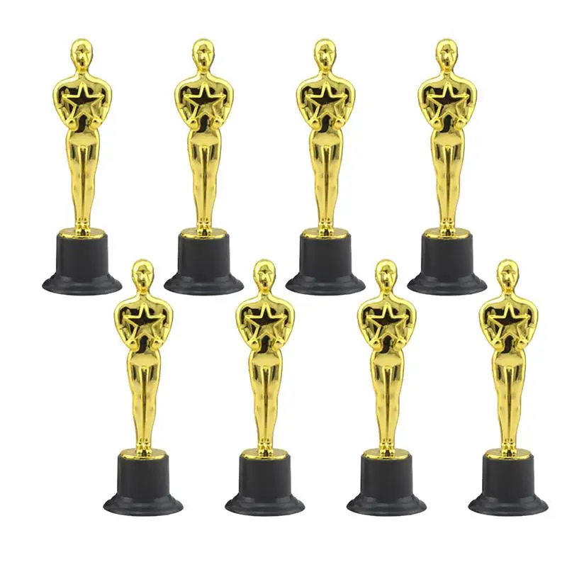 

10pcs Children Games Party Decoration Award Trophy Essential Mini Statues For Ceremony Parties Carnivals Party Supplies 6pcs A2