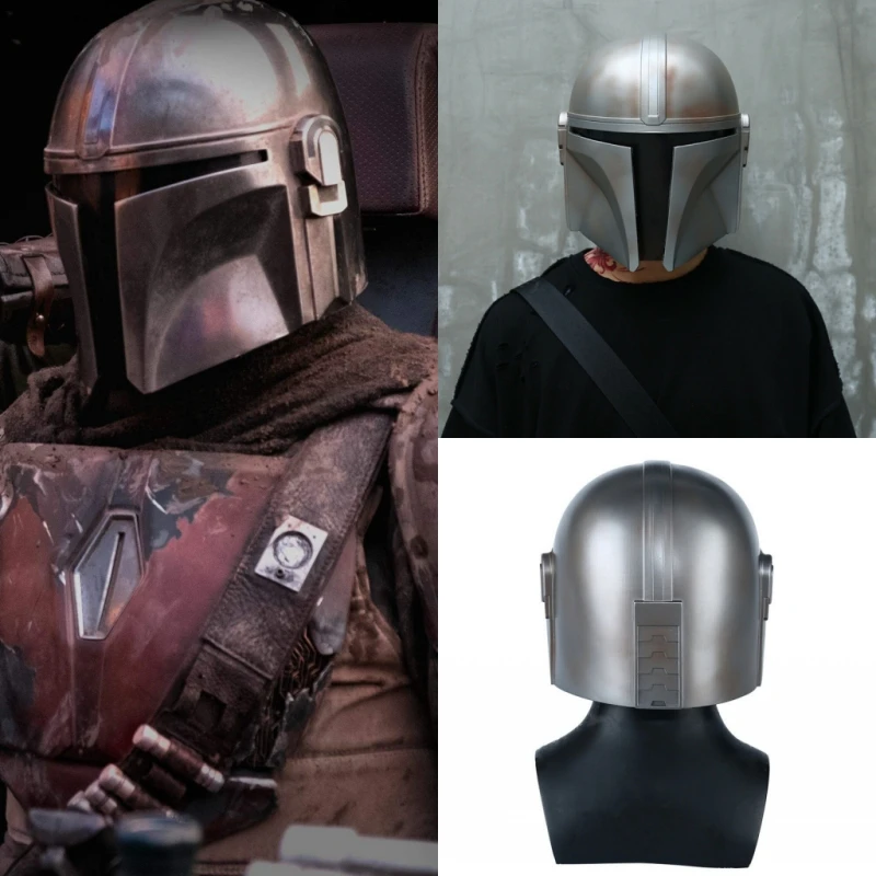 Film Boba Fett Maschera Cosplay Caschi Maschere In Pvc Puntelli Maschera Di Halloween Per Viso Con Visiera Robot Anime Maschere Complete Boba Fett