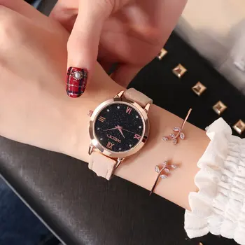 

New Classic Black Dial Leather Band Cheap Quartz Wrist Watches Men Women Luxury Brand Bracelet Couples Valentine Christmas Gift