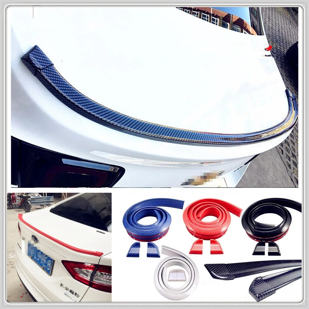 

Car auto Carbon Fiber Rubber tail Rear Spoiler Wing for Nissan TEANA QASHQAI BLUEBIRD SUNNY TIIDA PALADIN Geniss Juke X-Trail