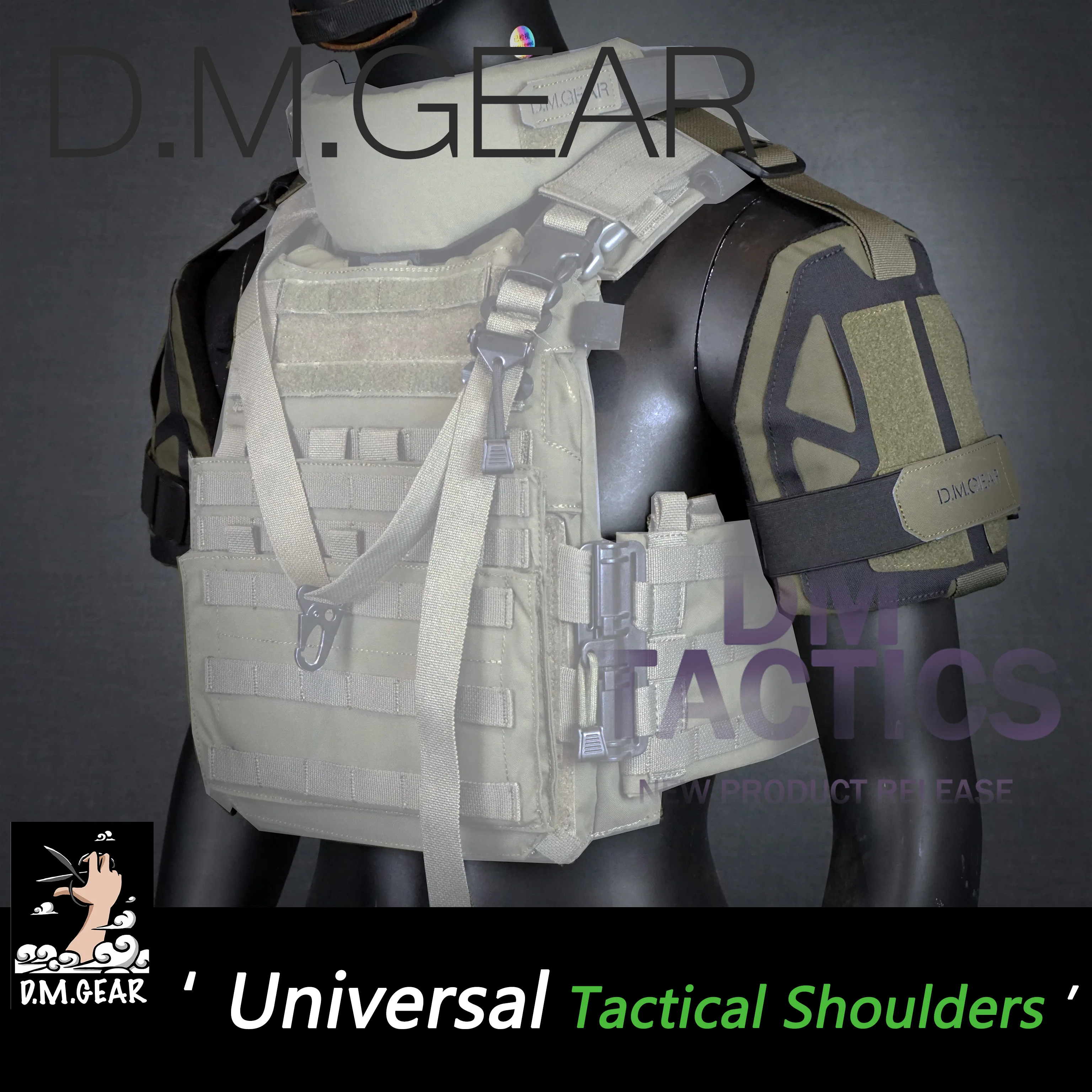 DMGearShoulderArmorTacticalHuntingGearEquipmentVestAccessory